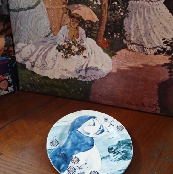 Anthropologie By Transferware 3 dessert 🍎Plates,Size 6.5" Art Plates,Nice Gift. - Picture 7 of 11